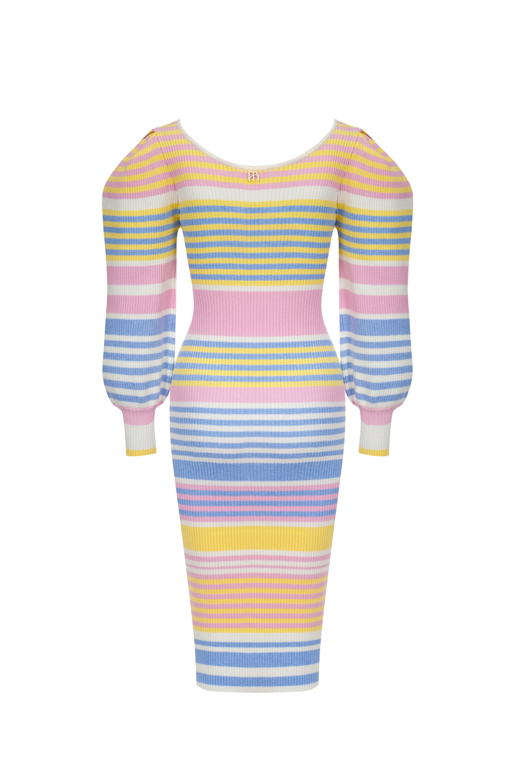 Almost Perfect Knit Dress - Pastel Stripes