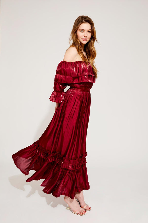Belle Dress Scarlet 